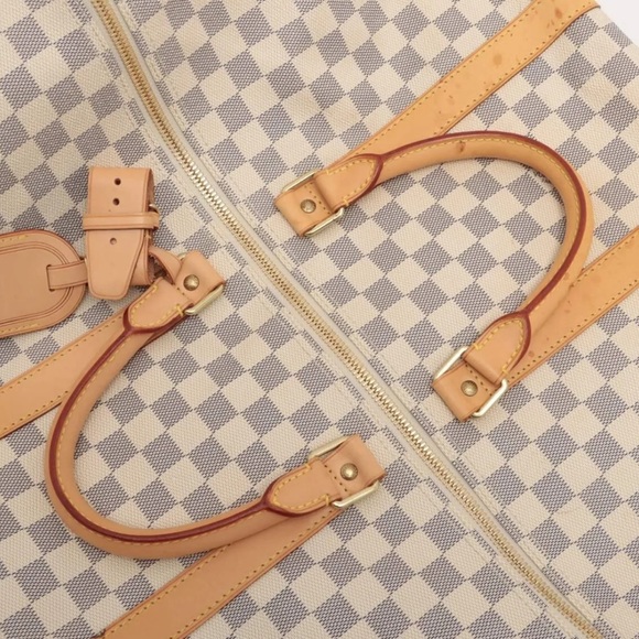 Louis Vuitton Damier Azur Keepall Bandouliere 55 - N41429 - Picture 10 of 12